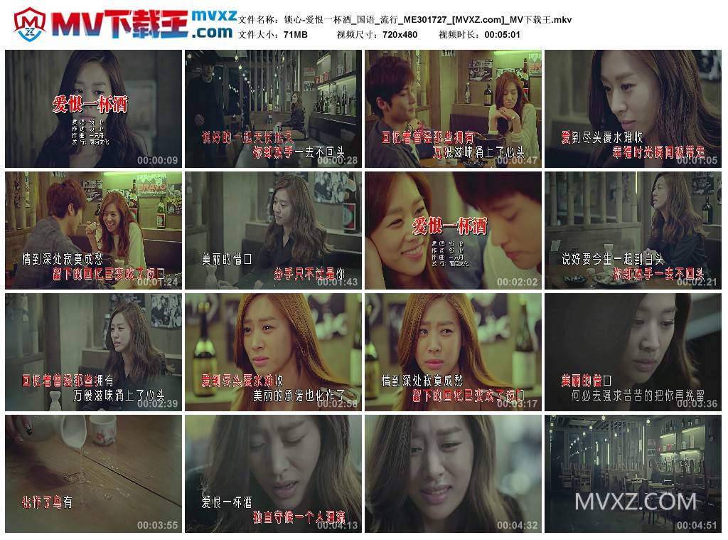 锁心-爱恨一杯酒_国语_流行_ME301727